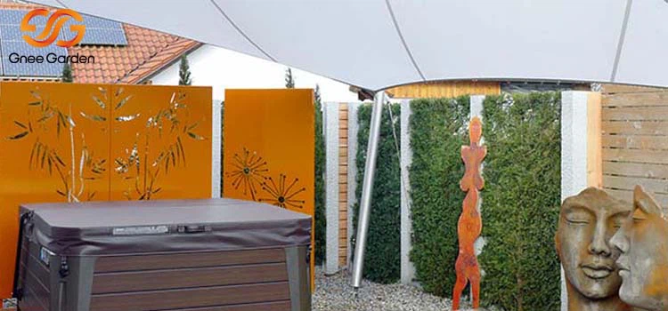 Corten Garden Divider Outdoor Privacy Screens Corten Garden Divider Outdoor Privacy Screens