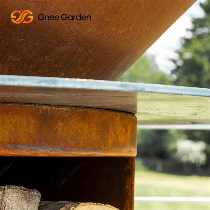 BBQ Barbecue Grill Corten Steel Grill