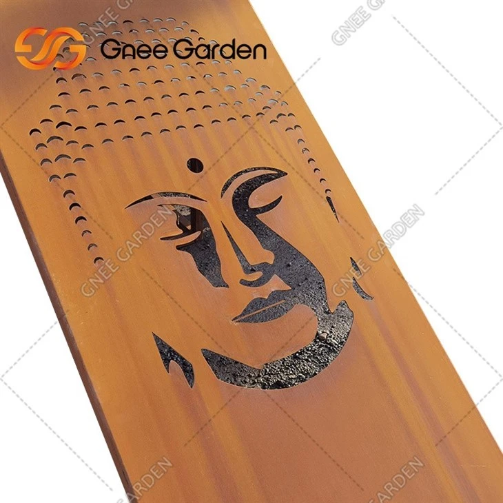 Chinese Style Corten Steel Fence