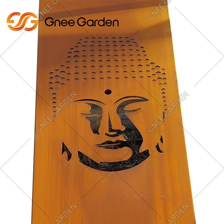 Chinese Style Corten Steel Fence