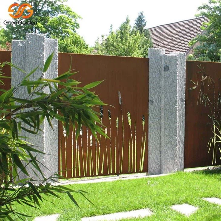 Corten Garden Divider Outdoor Privacy Screens