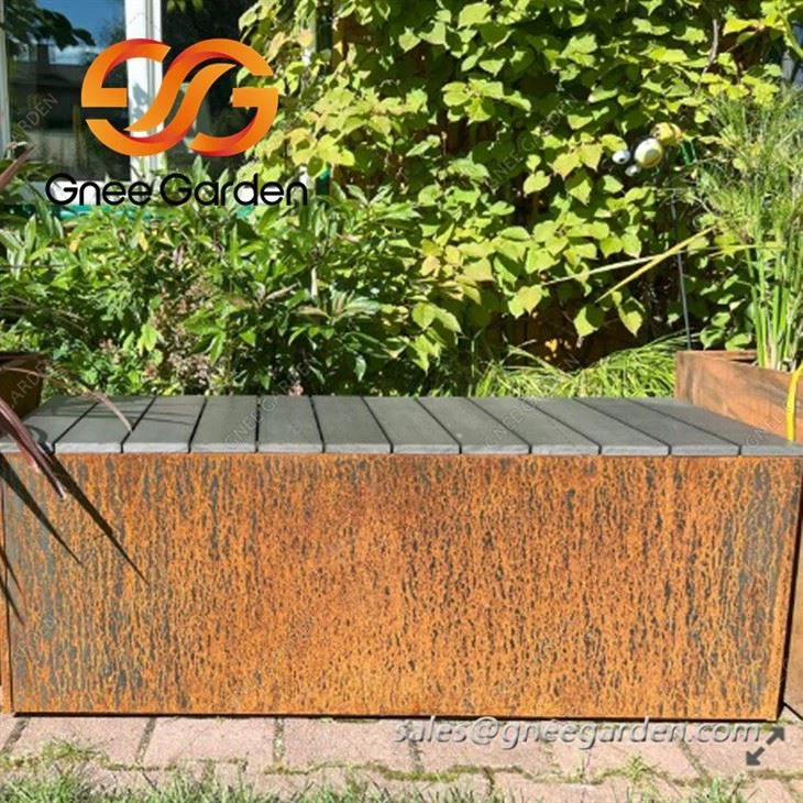 corten Contemporary public bench