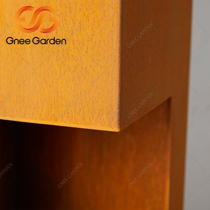 corten steel freestanding fireplace(2)
