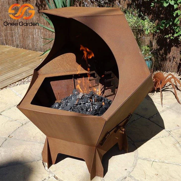 Corten Steel Grill Grill