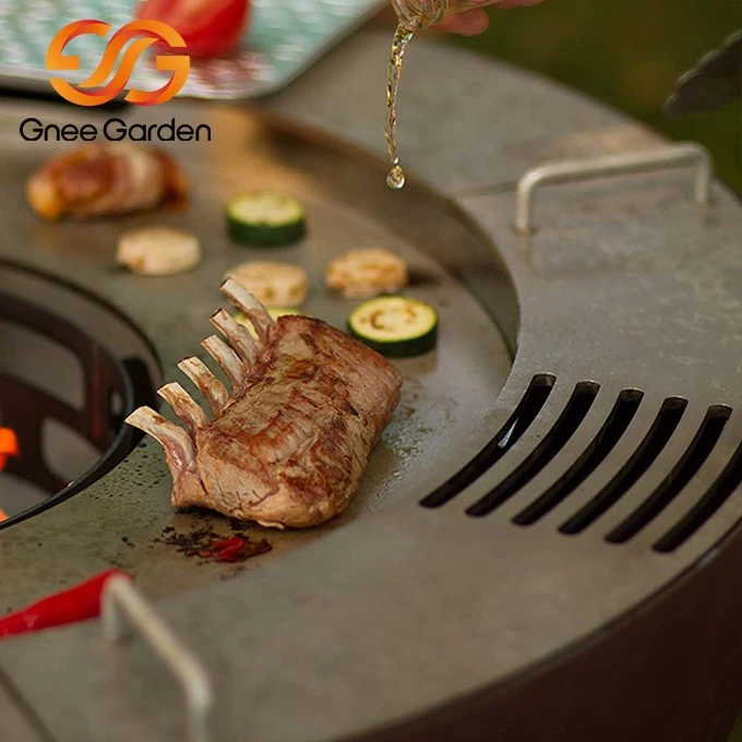 Corten Steel outdoor gourmet grills(2)