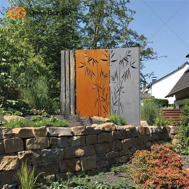 Corten Steel Screens With Different Patterns