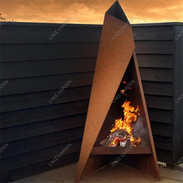 Corten Steel Water Bowls Custom Natural Gas Fire Pit Best Fire Pit