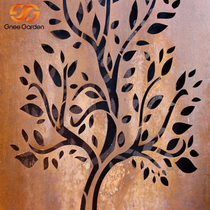 Tilpasset Corten Steel Screen Panel