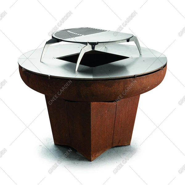 Tilpasset hagepeis Corten Steel Bbq