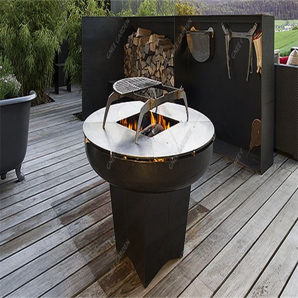 Customized Garden Fireplace Corten Steel Bbq