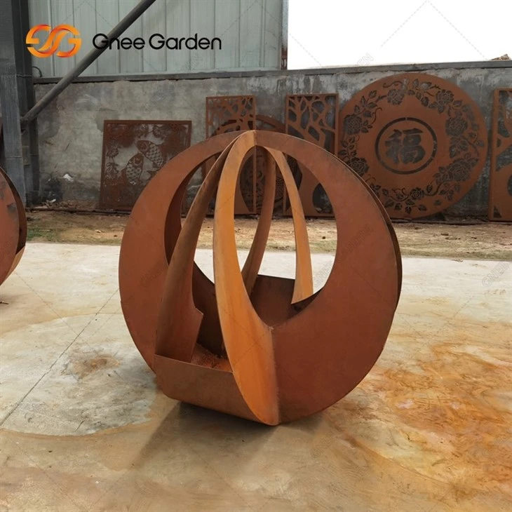 Garden&Home,Indoor&Outdoor Decoration Cheap Corten Steel Flower Pots