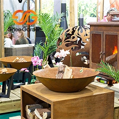 hvordan bygge en corten branngrav