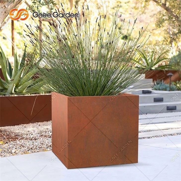 Metal Corten Steel Garden Planters