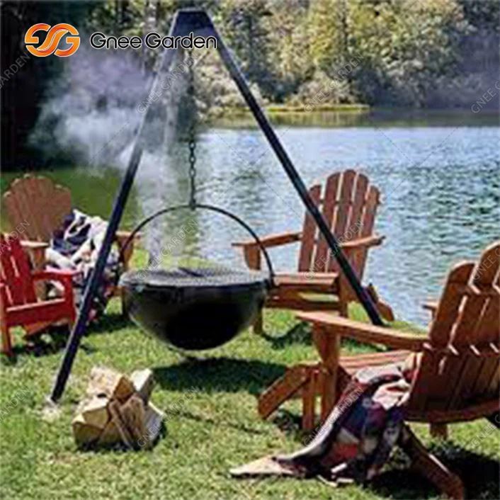 Utendørs brannpit og grill
