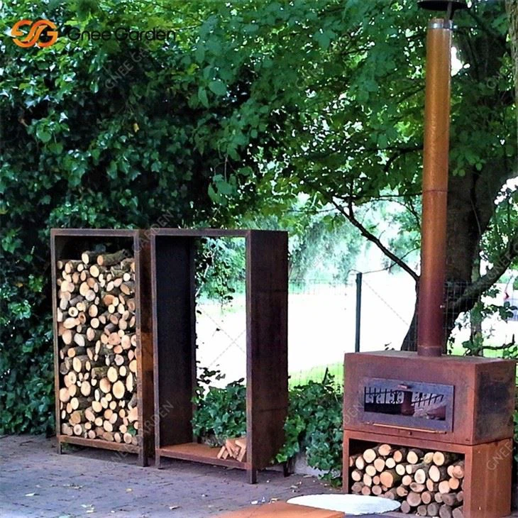 Outdoor Heater Corten Steel Fire Place
