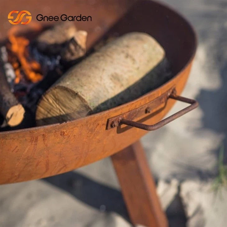Outdoor Heating Cor-Ten Steel FirePit