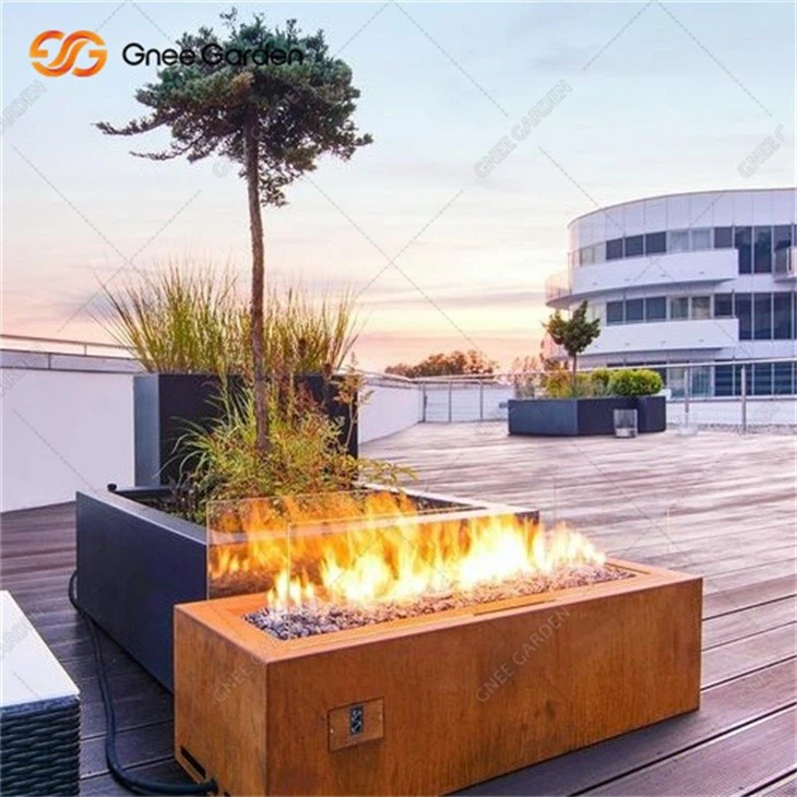 Propane Fire Pit Fire Gas Corten Fire Table