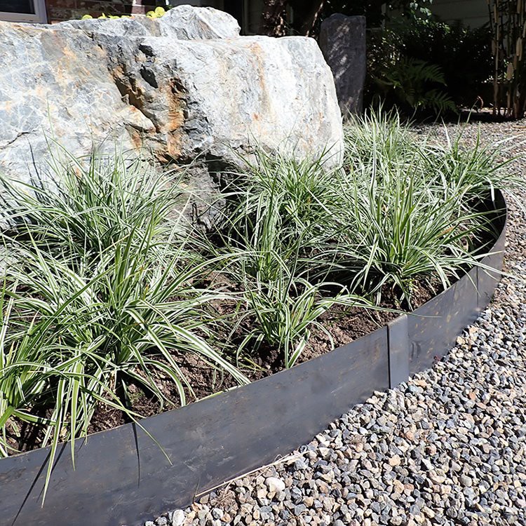 Rustet stål Landskapskant Corten Hageseng