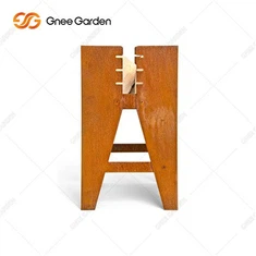 Kunstnerisk Corten Steel Bbq