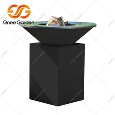 Corten Steel Bakgårdsgrill for matlaging