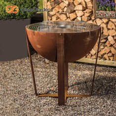 Corten Steel Grill Camping