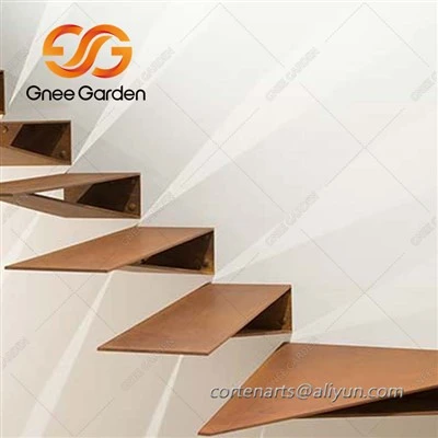 Corten stål inngangstrapp design