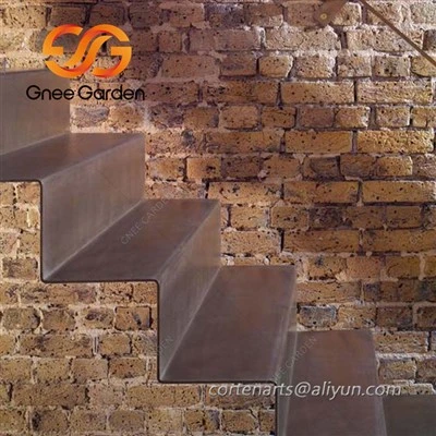 Corten Steel Entrance Steps Design