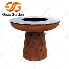 Corten Steel Bålpanne For vedfyring