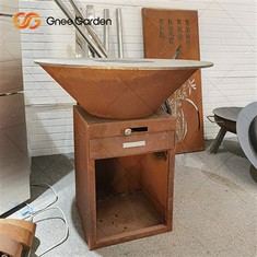 Corten Steel Grill Grill