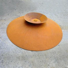 Corten Steel multifunksjonell brazier for oppvarming