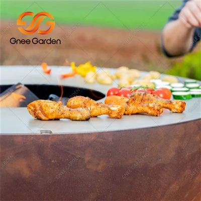 Corten Steel Utekjøkken Bbq Grill