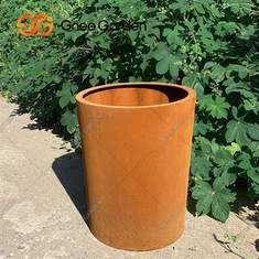 Corten Stål Planter For Dekorasjon Hage