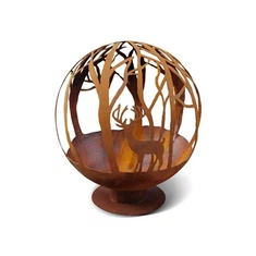 Tilpasset Corten Steel Fire Ball Hage Fire Ball & Fire Pit Outdoor