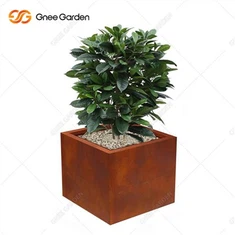 Tilpasset planter Corten stål blomsterpotter
