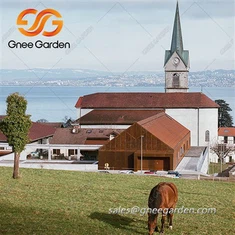 Slitesterk design Corten stålkledning