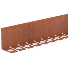 Metall Plenkant 10cm Høy Corten Stål Hagekant Pris