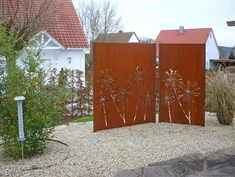 Moderne Design Dekorative Innendørs Rom Hjem Metal Laser Cut Corten Steel Screen
