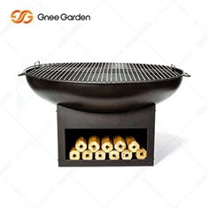 Utendørs kullgrill for matlaging