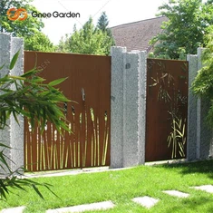 Ruststil Corten-skjerm for hjemmehage