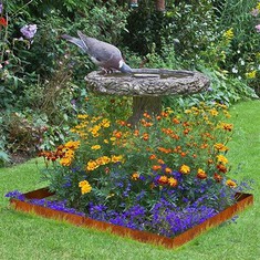 Rusten metallkant Corten stål hagekant