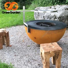 Forvitring Stål Utendørs Brann Grill Pit