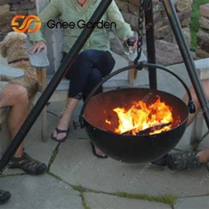 Vedfyrt Corten Steel Grill BBQ