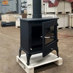 Gammel vedovn i støpejern