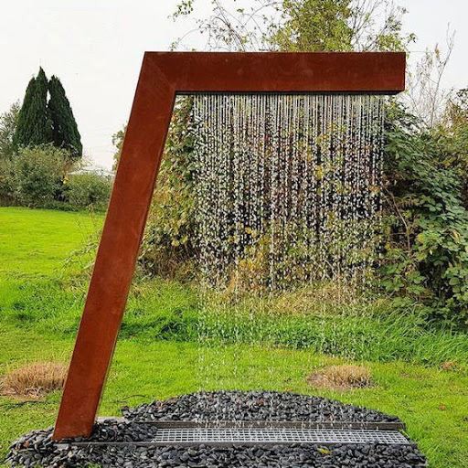 China Factory Wholesale Corden Steel Round Fountain Garden Products For Garden Park Decoration