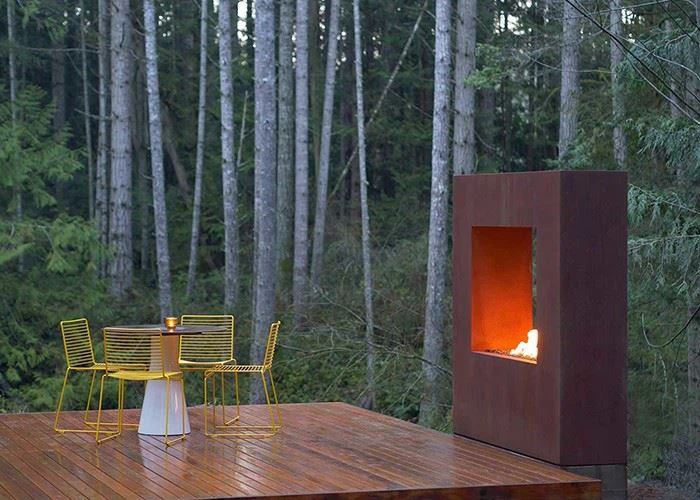 High Quality Corten Steel Fire Place
