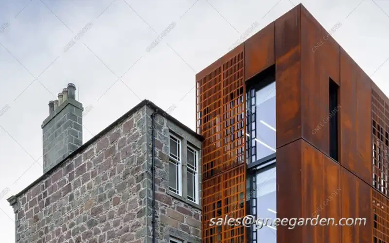 Corten Laser Cut Screens Corten Laser Cut Screens