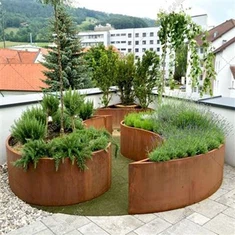 Hot Sale Amerika Europa Populær Dekorativ hagekant Border Landskapsarbeid Metall plenkanter