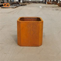 Utenfor Hage Metal Planters Billig Park Stor Planter